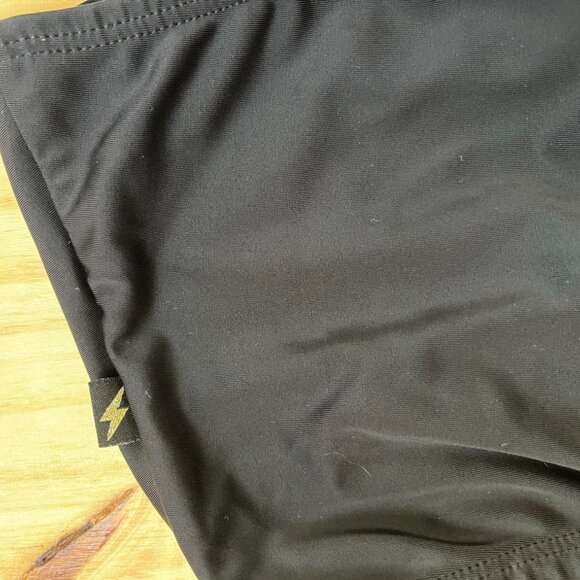 Cleo the Hurricane Essential High Waisted Pole Shorts in Black - Picture 3 of 5